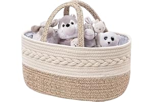 Sudnsadaks organizer na pieluchy dla niemowląt, przenośny kosz, 100% bawełniane płótno, prezent dla noworodka