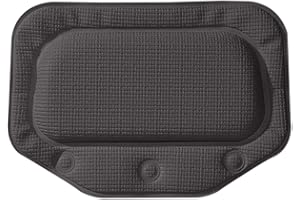 Sealskin Unilux Badewannenkissen mit Saugnäpfen, Farbe: Anthrazit, Größe: 30x20 cm