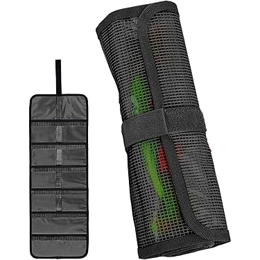 Générique Sac De Pêche,Enrouleur Pour Leurres De Pêche | Pochette Portable Imperméable Et Pliable Pour Matériel De Pêche Débutants Passionnés De Sorties En Bateau Et Kayak