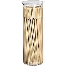 ONEBO Bambusspieße Set - 100 Stück In 5 Größen Für Grillpartys & Cocktails