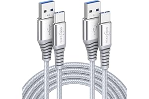 SENGEXIN Long USB C Cable 3M+3M,USB Type C Charger Cable 2Pack for PS5 Controller,PlayStation 5,PS5 DualSense Sony,Samsung Galaxy S23 S22 S20,Xbox Series X/S Controller,3A Fast Charge Charging Lead