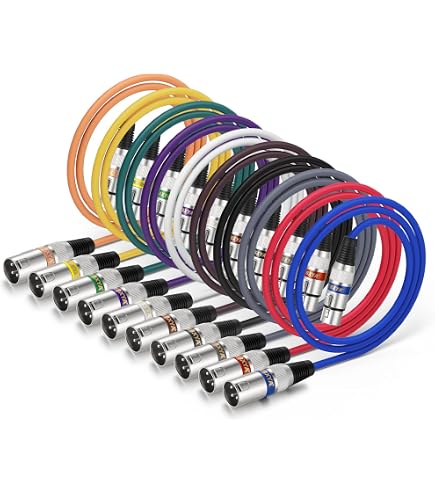 Adattatore XLR 3 Pin A RJ45 MEIRIYFA – Cavo DMX 0,3m, Maschio E Femmina, Per Controller, Studio E Stage