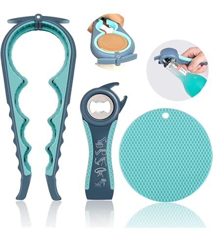 Lot De 4 Ouvre-boîtes Multi-usage – Ouvre Peinture, Bocaux, Bouteilles Et Canettes Sans Effort !