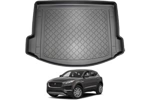 Nomad Boot Liner Compatible with Jaguar E Pace 2018+ Premium Tailored Fit Car Floor Mat Protector Guard Tray Black Custom Fitted Accessory - Dog Friendly & Waterproof with Raised Edges