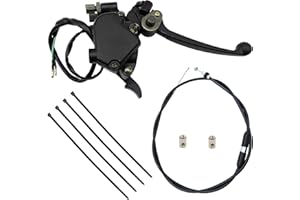 ‎YGQ YGQ 7/8 Zoll 22 mm Daumengaszug mit Doppelbremshebelbaugruppe für 50 cc 90 cc 150 cc 250 cc ATV Quad Roketa Taotao Sunl Kazuma Gokart