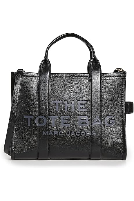 MARC JACOBS Black Leather THE GRIND Tote Bag Purse - Pioneer Recycling  Services