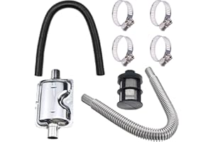 HIFROM Silencieux d'échappement de voiture - Collier de serrage - Kit de chauffage - Pour générateur de courant - Support de serrage - 24 mm - En acier inoxydable - Pour chauffage Air Diesel