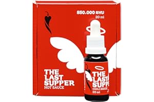 I LOVE SPICY The Last Supper 20 ml – Sauce Piquante Extrême Trinidad Scorpion – 850 000 SHU – Le Défi Ultime pour les Amateurs de Piment & Aventuriers Scoville