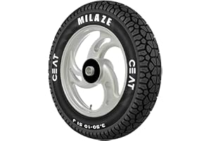 Ceat Milaze X5 90/100-10 53J Tubeless Scooter Tyre,Front or Rear