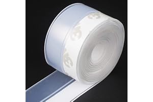 SNPURDIRI Dichtungsstreifen, Transparent Selbstklebend Silikon Dichtungsband, Multifunktions Zugluftstopper Schalldicht, winddicht, Staubschutz, für Tür, Fenster, 45MM, 5m(16.4Feet)