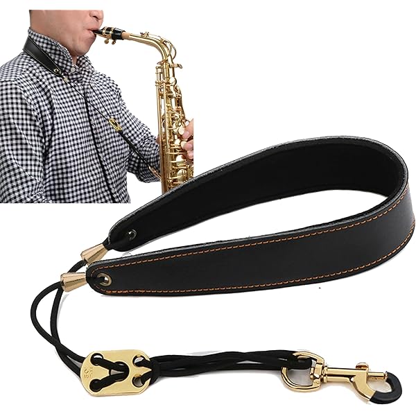 Cinghia Per Sassofono Con Gancio - Regolabile, Morbida E Leggera Per Alto, Tenore, Soprano E Baritono - Foto 5