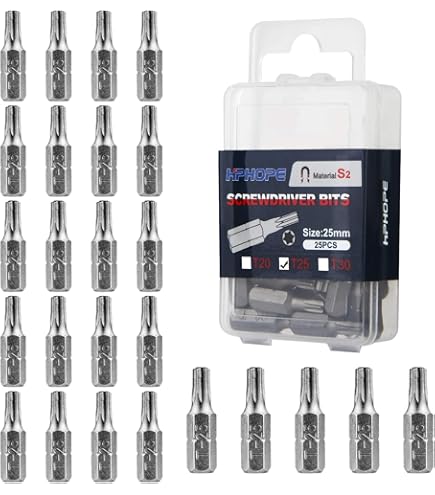 10 Punte Torx T20 In Acciaio S2 - Per Cacciaviti A Batteria E Manuali | Alta Qualità - Foto 11
