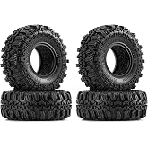 INJORA 1.0 Lastikler Yumuşak Kau&ccedil;uk Paletli Tekerlek Lastikleri 1/18 TRX4M SCX24 Gladyat&ouml;r Bronco C10 JLU S&uuml;rg&uuml; B17 Eksenel 1
