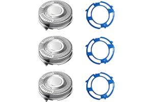 QHYSS Sh50 Lame Di Ricambio Compatibile Con Philips Serie 5000 Testine Rasoio Serie 5000 Testina Serie 5000/6000 Uomini Rasoio Elettrico Testine Di Ricambio(3 Pezzi)