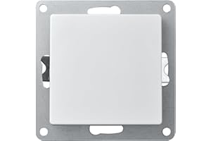 MC POWER Tapa/Panel de persiana Flair, Blanco, UP, sin Marco