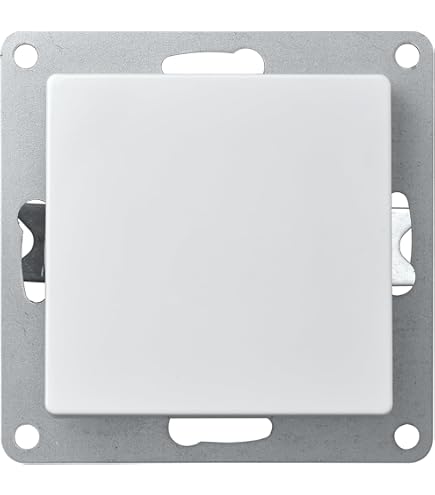 Merten Blindabdeckung Aquadesign In Polarweiß - Elegante Abdeckung Für Elektrodosen