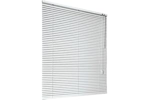 HSYLYM Aluminum Venetian Blinds (80 * 130cm, White)