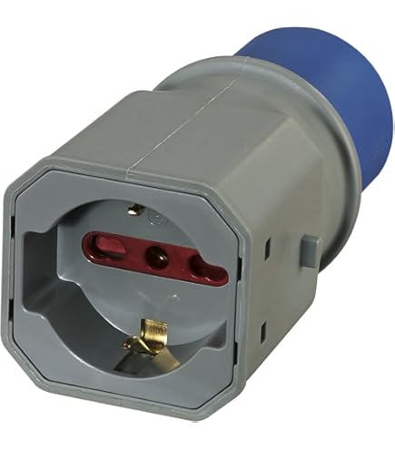 Adattatore Spina Industriale CEE 16A,1 Presa Schuko - Foto 2