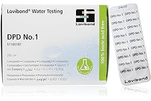 Certikin - DPD No 1 Chlorine Tablets | 250 Count for Photometer | Measures Chlorine, Bromine, Ozone | Long Shelf Life, Easy to Use | Suitable for Photometers, Multicoloured