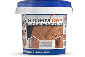 Stormdry Crema-gel Impermeabilizzante Terrazzi - 3L - Trattamento anti-pioggia per murature esterne, mattoni, pietra, malta e graniti. Invisibile, traspirante. 25 anni idrorepellente certificata