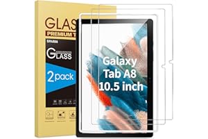 SPARIN Protector de Pantalla para Samsung Galaxy Tab A8 2022 (10.5 Pulgadas), 2 Pack Cristal Templado para Samsung Tab A8 Tablet con Marco de Instalación Fácil, Dureza 9H