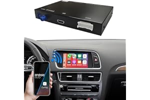 Road Top Carplay sans Fil Android Auto sans Fil pour für Audi A4 A5 S4 S5 RS4 RS5 Q5 2009-2015 Jahr avec 3G MMI système, pour Apple Carplay Android Auto Adaptateur mirrorlink, kamera, Navigation