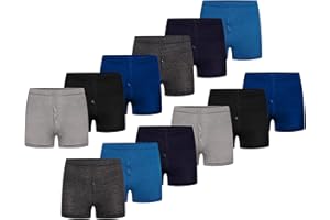 ASRL Pack of 12 Men Jersey Boxers Plain Assotred Colors Boxer Trunks