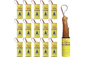 YUMSUR Fliegenfänger Rollen Insektenfänger,Fliegenfänger-Rollen,Fliegenfallen,Fliegenklebeband gegen Insekten wie Fliegen,Mücken und Motten,Umweltfreundlich für Innen und Außen (style1-20 Stück)