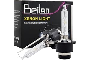 ‎BEILAN BeiLan D2S 6000K Xenon Brenner - Hid Xenon Scheinwerferlampe 12V 35W(2 Lampen)