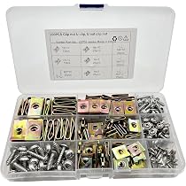 1100 Pièces Clips Plastique Pour Voiture - Rivets Universels - Fixation Garniture Auto