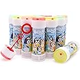Toyland® Pack of 12 Bluey Bubble Tubs With Wands, 60ml Solution & Novelty Maze Lid - Pocket Money & Party Bag Toys