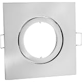 Einbaustrahler Weiß Linovum LED Einbaustrahler 10x Set Led Einbaustrahler Matt Weiss Eckig