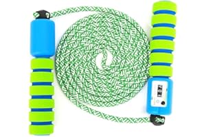 ‎SINWIND Sinwind Springseil Kinder, Springseil mit Zähler & Komfortablen Griffen Speed Rope Skipping Rope für Fitnesstraining und Boxen