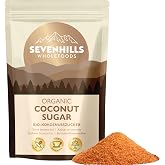 Organic Coconut Sugar 4 lbs from Coconut Nectar Flower - Low Glycemic Index for Drinks, Desserts and Pastries Sevenhills Whol