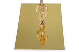 ‎QUAY IMPORTS Papertent A4 Super Smooth Mirror Card, Gold, 10 Blatt