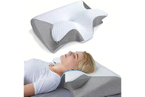 Generisk Pillowdaddy Pillow Daddy nacken – terapikudde anti-snarkkudde ergonomisk minnesskumkudde – nackstödskudde för sidor, rygg och mage som sover, andas och tvättbar