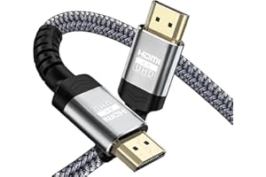 Soonsoonic kabel HDMI 4K 15 stóp | 18 Gbps Ultra High Speed HDMI do HDMI i 4K 60Hz HDR ARC HDCP2.2 Ethernet 2.0 Cord | do monitora UHD TV, laptopa, Xbox PS4/PS5 itd. (4,57 m)