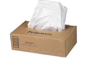 ‎FELLOWES Fellowes 3608401 Aktenvernichter Abfallbeutel, 50 Stück, 94 L