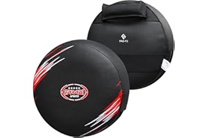 Farabi Sports Round Patte d'ours Boxe Cuir Artificiel Pattes d'ours de Boxe Patte d'ours pour MMA, Muay Thai, Entraînement, Poinçonnage et Kickboxing