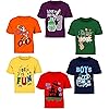 Kiddeo Boys' T-Shirt (Pack of 6)