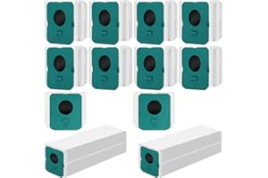 YSWOVUO Worek na kurz, 12 sztuk, kompatybilne z Samsung Bespoke Jet VCA-ADB9, odkurzacz akumulatorowy, 2,5 l, worki do odkurzacza, kompatybilne z Samsung Bespoke Jet Complete Extra