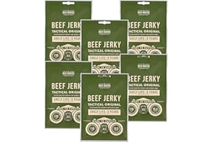 ‎THE MEAT MAKERS The Meat Makers Trockenfleisch für Menschen Tekking Nahrung Beef Jerky, Pork Jerky, Beef Bar Langlebige Outdoor Nahrung Perfekt für Wandern Trekkingnahrung