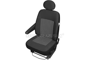 ZentimeX Z980379 Sitzbezüge Fahrersitz/Einzelsitz Armlehne rechts Stoff Airbag-Kompatibel