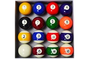 Collapsar Juego Completo de 16 Bolas de Billar de Lujo de 2-1/4 Pulgadas (Varios Estilos Disponibles)