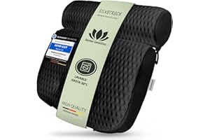 SilverRack Cojín de baño Blando [Negro 4D] - Almohada Cervical para bañera con ventosas como Accesorio de bañera - Cojín para bañera - Cojín de baño con Ajuste ergonómico