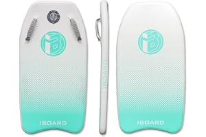 IBOARD Portable Inflatable Bodyboard 42 Inch Body Board with SUP Technology Solid and Stable Platform and Buoyancy for Adult or Teen