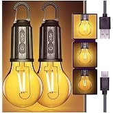 Menfry Taşınabilir Şarjlı Led Amp&uuml;l Outdoor Kamp Bah&ccedil;e Lambası 10W Askılı Kırılmaz Led Işık Sarı