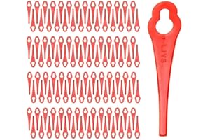 Chuancheng 100 lame in plastica per tagliabordi Güde RT250/18 RT Cordless Erba Trimmer Decespugliatore 5 mm x 10 mm