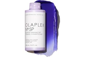Olaplex No 5P Après-Shampoing Violet Révélateur de Blonde, Répare, Hydrate et Illumine Tous les Cheveux Blonds, Éclaircis et Gris, Sans Sulfate, 250ml