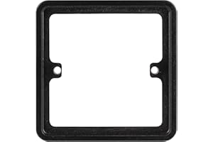Schneider Electric Lisse Screwless Deco - Single Socket Spacer, GGBLSPC1BS, Black